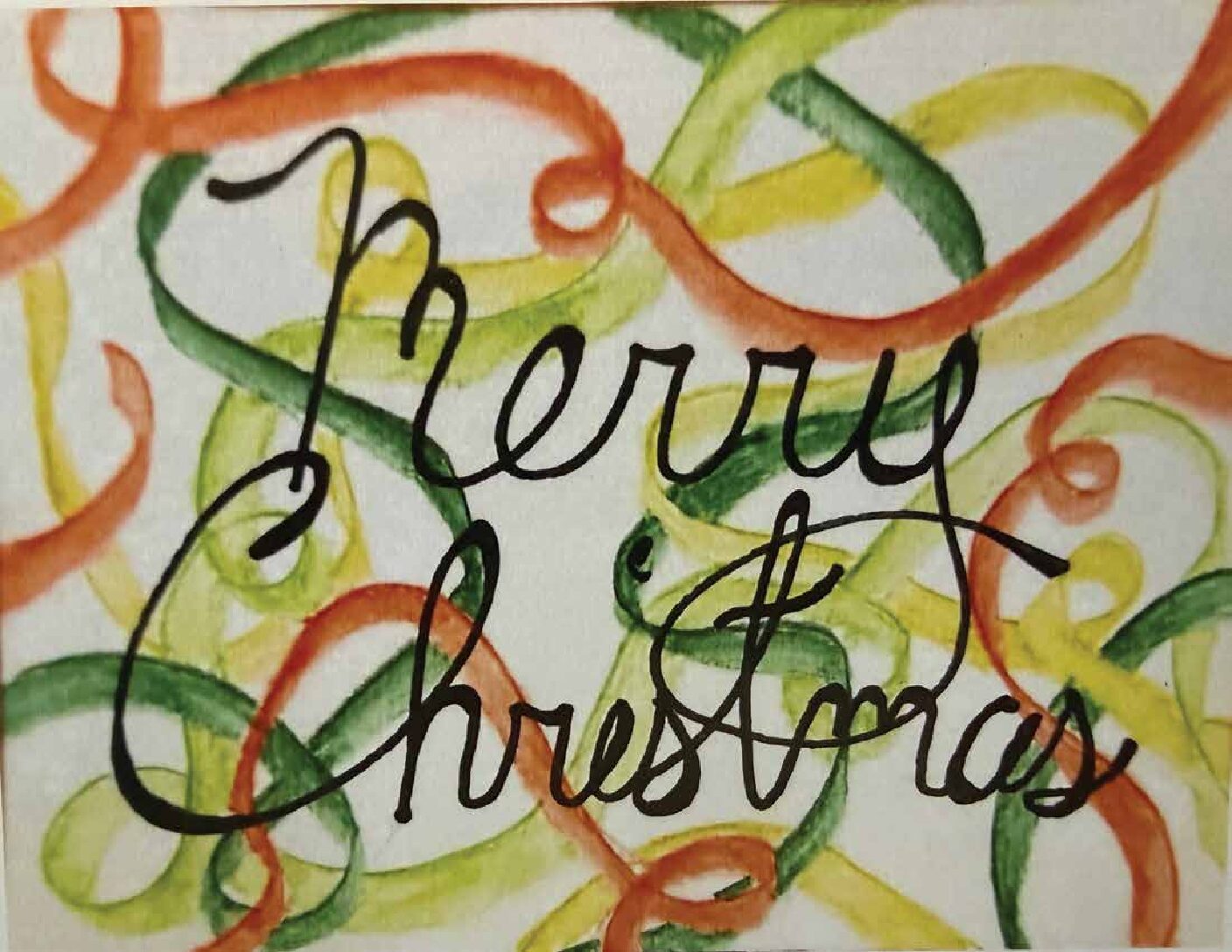 Squiggle Christmas Card